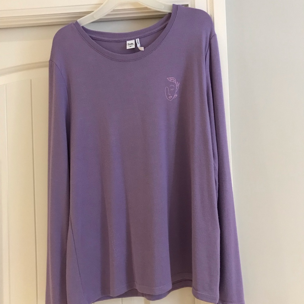 Twik Ladies Lounge Long sleeve Top- Large